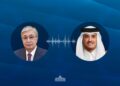 Глава государства провел телефонный разговор с эмиром Катара
