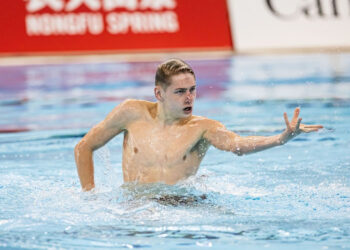 Казахстанец Виктор Друзин завоевал бронзовую медаль на этапе Кубка мира по артистичному плаванию