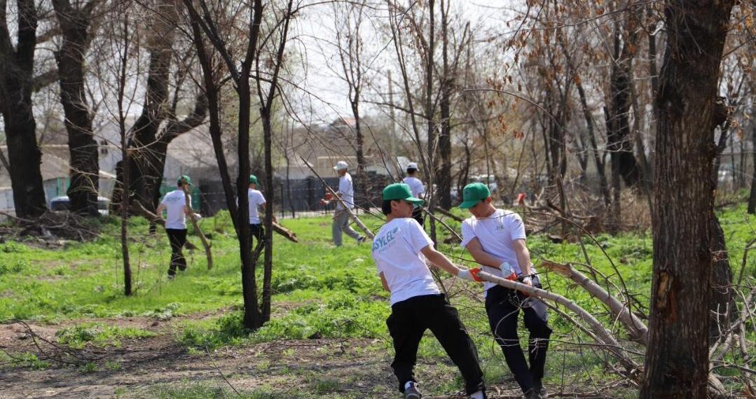 Казахстанская молодежь приступила к новому сезону экологической акции «Таза Қазақстан»