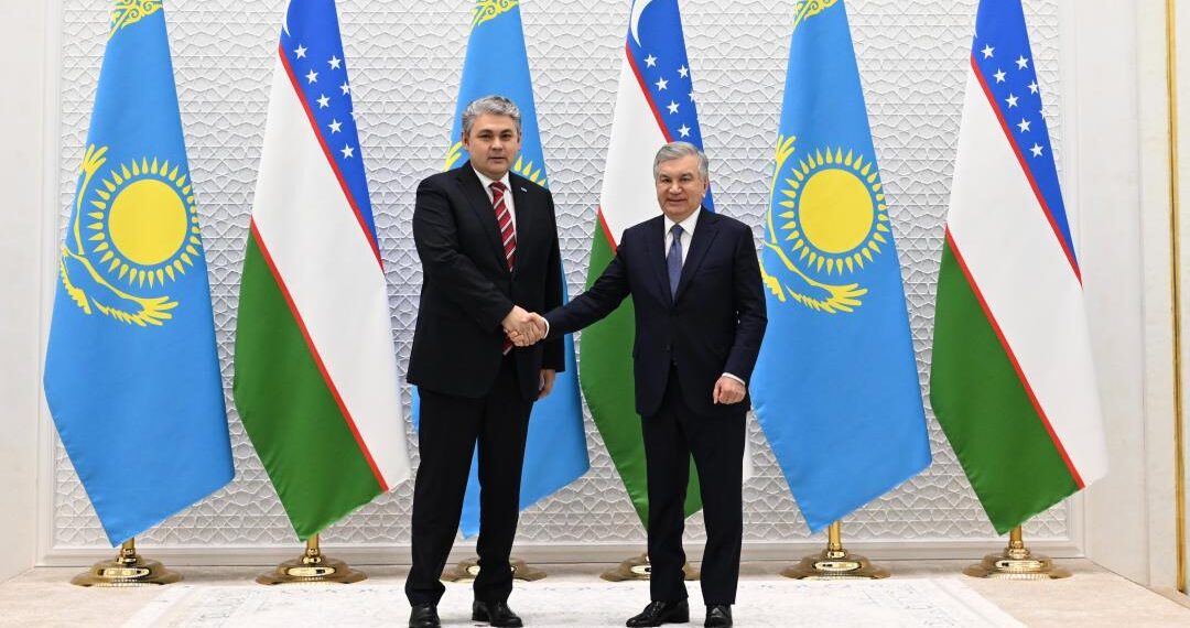 Глава МИД Казахстана встретился с президентом Узбекистана