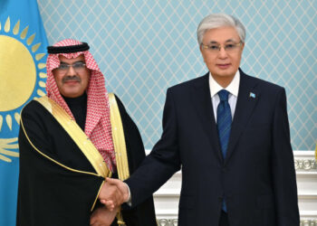 Касым-Жомарт Токаев принял посла Саудовской Аравии в Казахстане