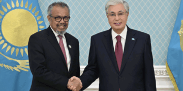 Президент Казахстана провел встречу с генеральным директором ВОЗ