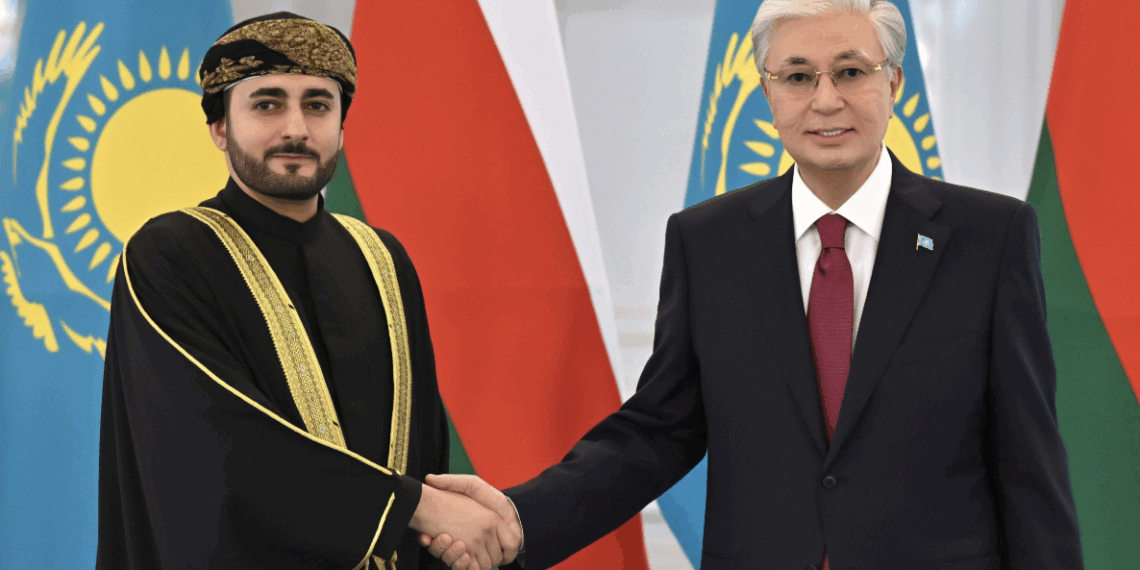 Касым-Жомарт Токаев встретился с заместителем премьер-министра по экономическим вопросам Султаната Оман