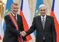 Президент Казахстана наградил премьер-министра Чехии орденом «Достық» І степени