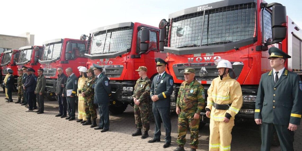 В распоряжение лесных учреждений Акмолинской области поступила новая противопожарная техника