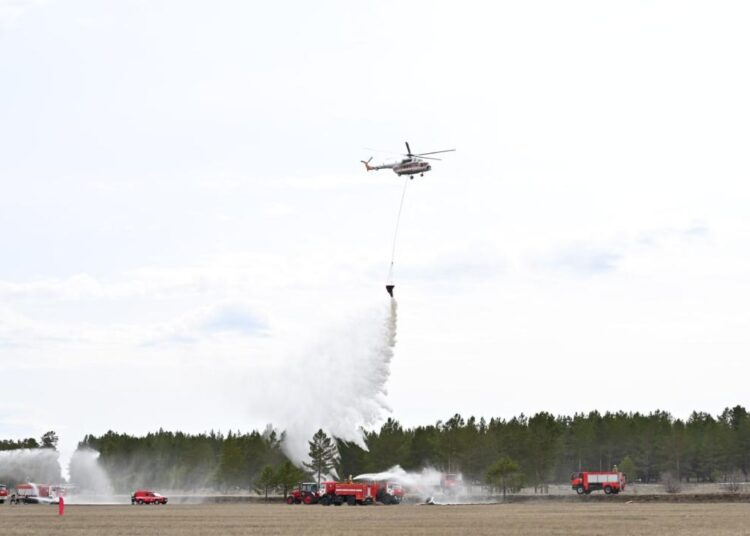 В области Абай прошли учения МЧС с применением современных технологий