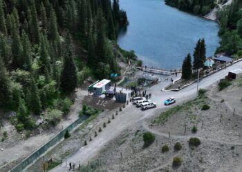 На озере Кольсай открыт новый универсальный спасательный пункт МЧС