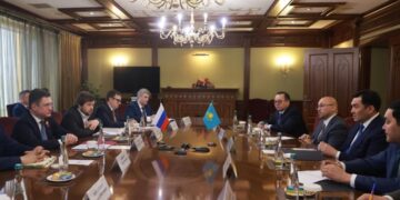 Глава Минэнерго Казахстана провел ряд встреч с руководством энергетического блока России
