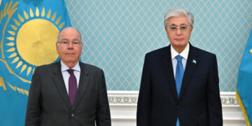 Казахстанский лидер принял главу внешнеполитического ведомства Бразилии