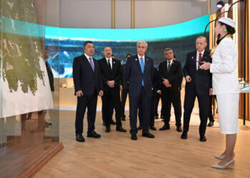 Главы государств – участниц ОТГ посетили Visit Centre Turkistan