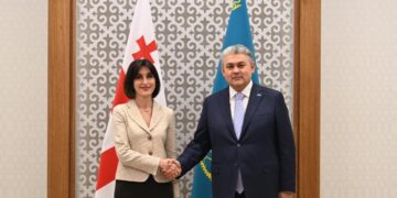Главы МИД Казахстана и Грузии обсудили вопросы двустороннего сотрудничества