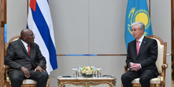 Касым-Жомарт Токаев провел встречу с вице-президентом Кубы