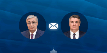 Токаев направил поздравительную телеграмму президенту Хорватии