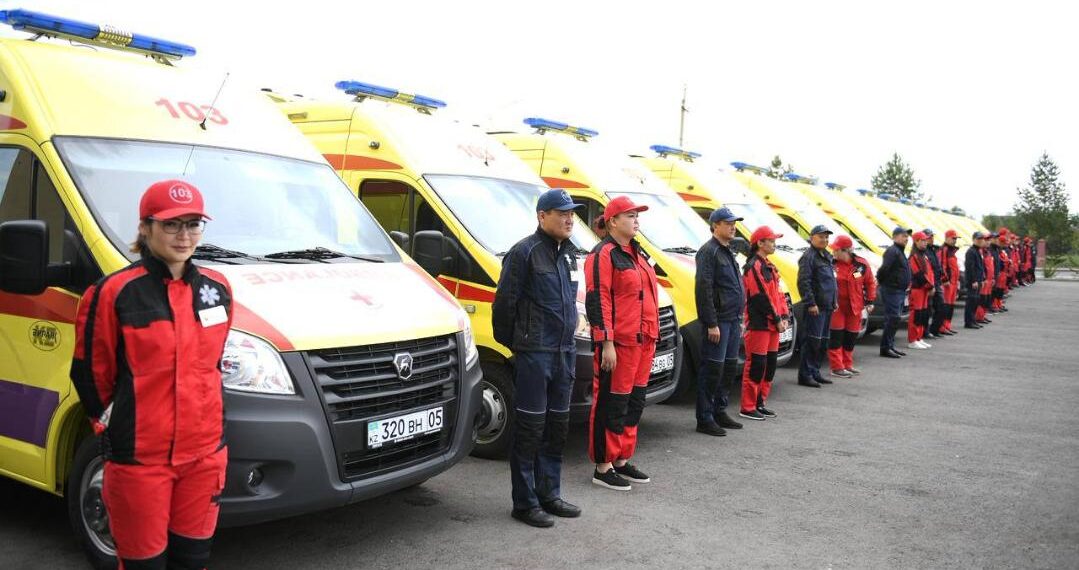 Медорганизации Алматинской области получили 70 новых автомобилей скорой помощи