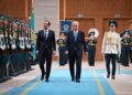 Во Дворце Независимости состоялась церемония официальной встречи президента Кипра
